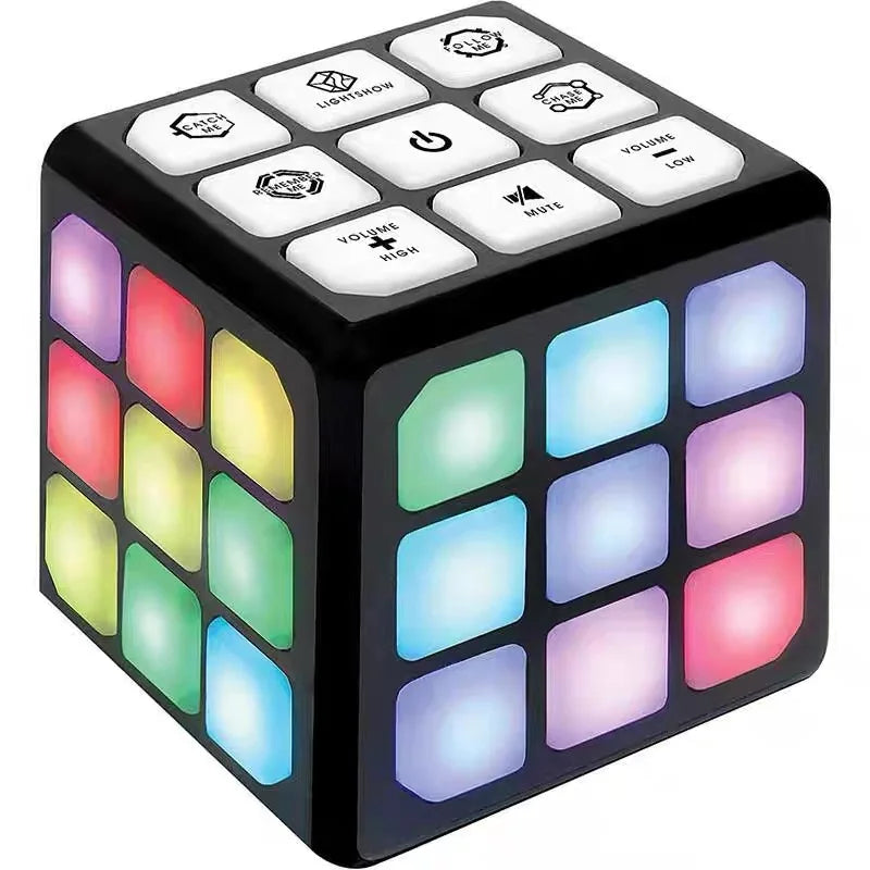New Electronic Music Changing Smart Cube Winning Fingers Flashing Puzzle Toy Brain Teaser Musical Cube Educational Game